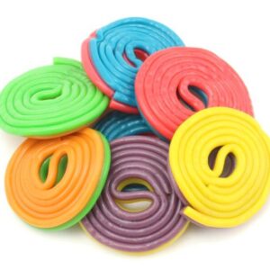 Liquorice Coloured Wheels 200g